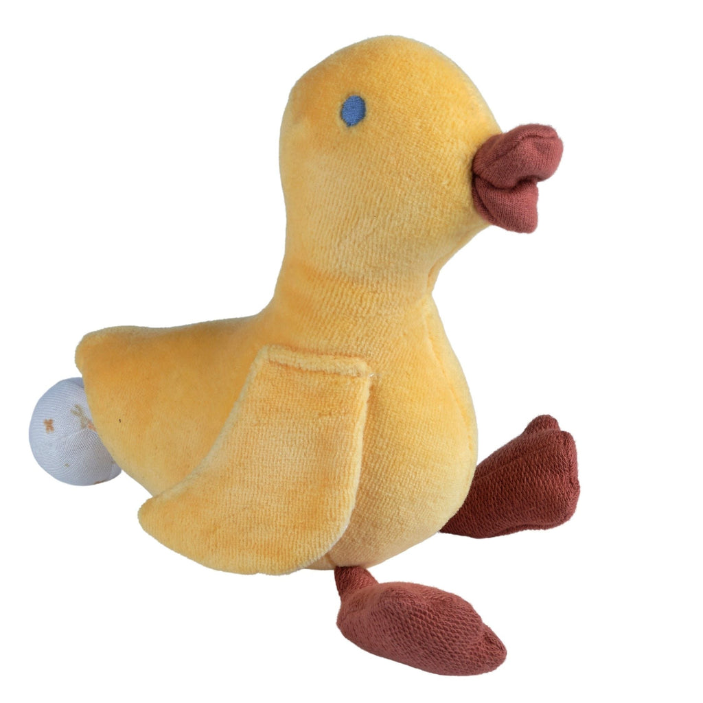 Gelbes Bio-Plüsch-Entchen Musikspielzeug für Babys