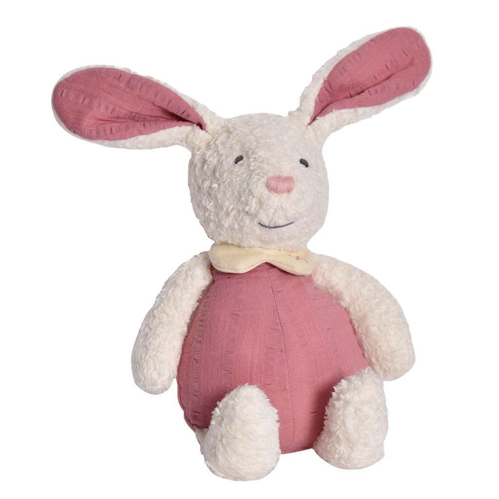 Peluche lapin pour bébé en coton biologique