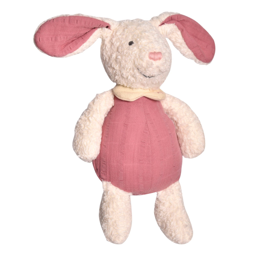Peluche lapin pour bébé en coton biologique