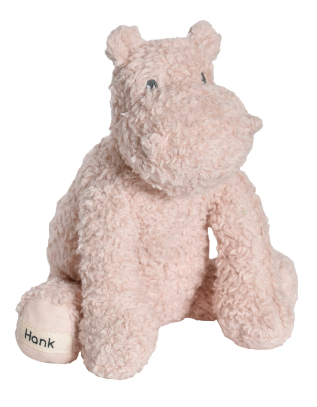 Peluche hippopotame en coton biologique