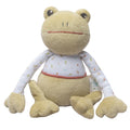 Peluche grenouille bio avec haut à manches longues