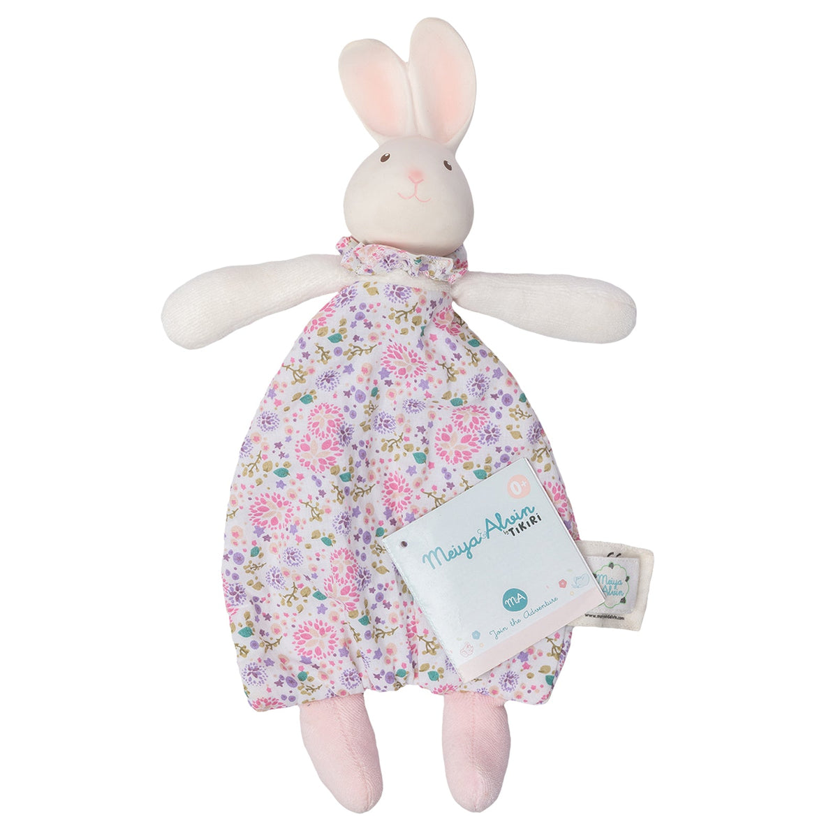 Bunny Lovey met kop van biologisch natuurlijk rubber