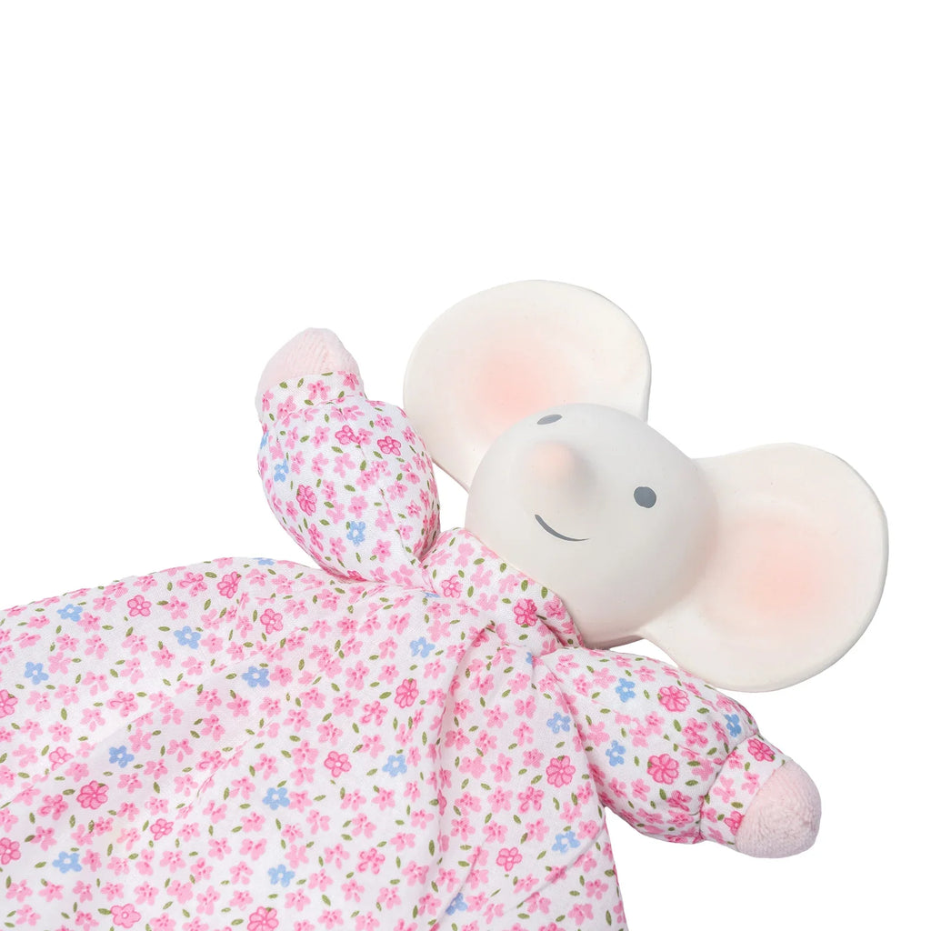 Doudou Rato com Mordedor em Borracha Natural Orgânica