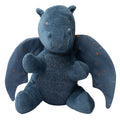 Peluche dragon en coton biologique avec ailes bruiteuses
