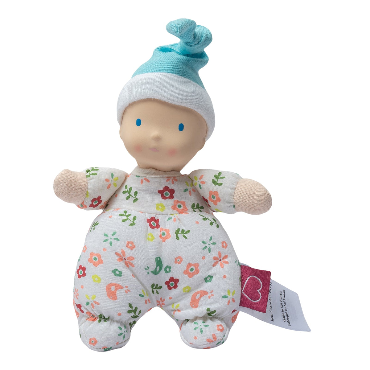 Light-Skinned Baby Doll with Natural Rubber Head
